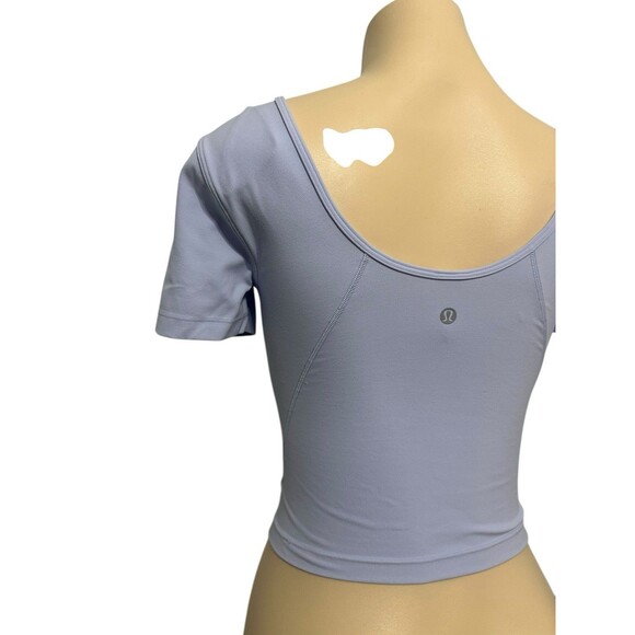 Lululemon Women's Align Short Sleeve T-Shirt Size 4 Black - Picture 8 of 11